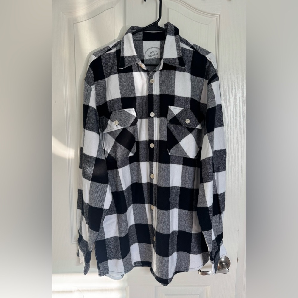 Anti Social Social Club Flannel XL - Picture 6 of 6